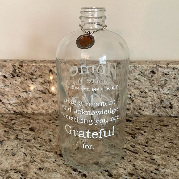 Nwot gratitude jar pennies Studio Penny Lane - Picture 2 of 10